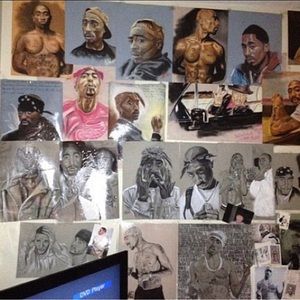 Not for sale.  Portraits original no prints!    original   TUPAC